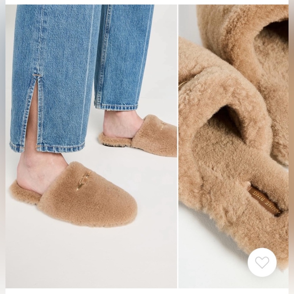 Anime Bing Shearling Mules